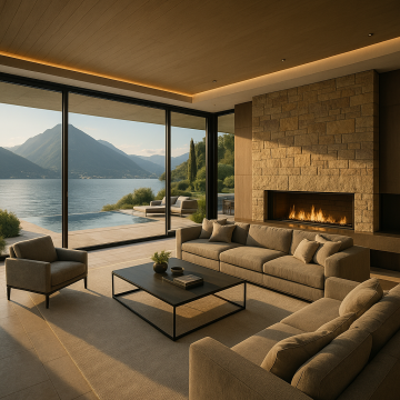 Hier könnte deine Immobilie stehen. Leider ist das nur ein erträumtes Haus. La Residenza d’Oro – Ikonische Luxusvilla mit privatem Bootssteg am Comer See