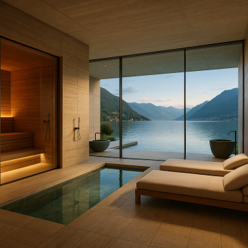 Hier könnte deine Immobilie stehen. Leider ist das nur ein erträumtes Haus. La Residenza d’Oro – Ikonische Luxusvilla mit privatem Bootssteg am Comer See