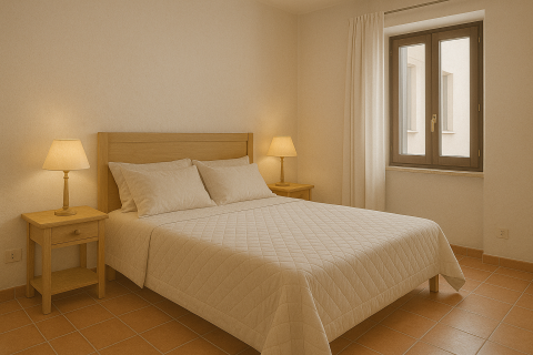 Hier könnte deine Immobilie stehen. Leider ist das nur ein erträumtes Haus. Eigentumswohnung in Brindisi kaufen – 3 Zimmer mit Balkon und Meerblick