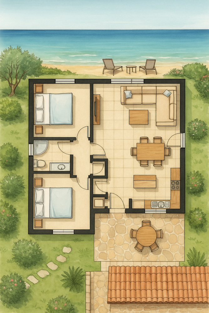Casa in affitto accessibile in Costa Smeralda – Vivere con stile a due passi dal mare attrezzato